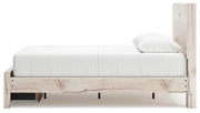 Lawroy Light Natural Queen Panel Storage Bed - B2310B4