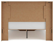Lawroy Light Natural Queen Panel Storage Bed - B2310B4