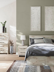 Lawroy Light Natural Queen Panel Storage Bed - B2310B9