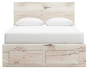 Lawroy Light Natural Queen Panel Storage Bed - B2310B9