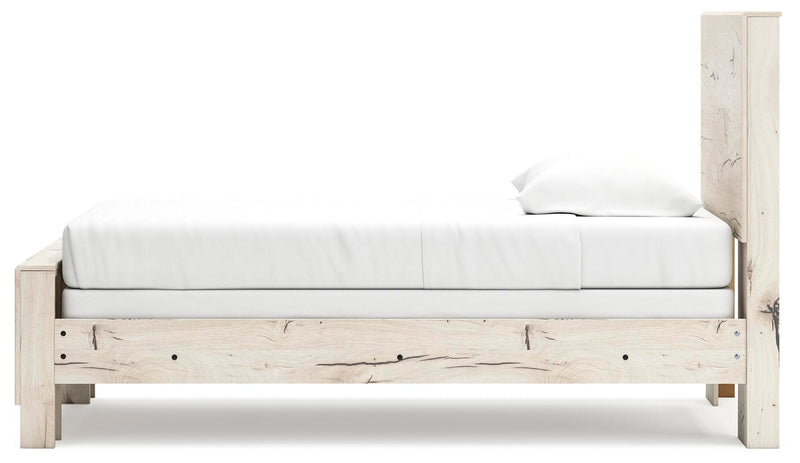 Lawroy Light Natural Twin Panel Bed - B2310B15