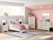 Lawroy Light Natural Twin Panel Bed - B2310B15