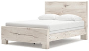 Lawroy Queen Panel Bed with Dresser in Light Natural from Ashley - Luna Furniture