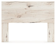 Lawroy Queen Panel Headboard with Dresser in Light Natural from Ashley - Luna Furniture