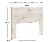 Lawroy Queen Panel Headboard with Dresser in Light Natural from Ashley - Luna Furniture
