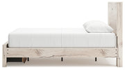 Lawroy Queen Panel Storage Bed with Dresser in Light Natural from Ashley - Luna Furniture