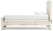 Lawroy Twin Panel Bed, Dresser, Mirror and Chest in Light Natural - PKG020216