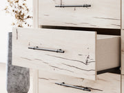 Lawroy Twin Panel Headboard with Dresser and 2 Nightstands in Light Natural from Ashley - Luna Furniture