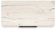 Lawroy Twin Panel Headboard with Mirrored Dresser, Chest and 2 Nightstands in Light Natural from Ashley - Luna Furniture