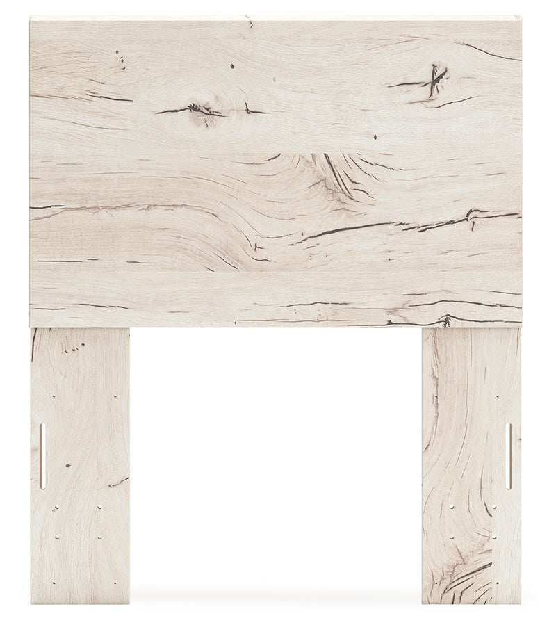 Lawroy Twin Panel Headboard with Nightstand in Light Natural from Ashley - Luna Furniture
