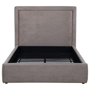 Lawson 54-inch Upholstered Full Panel Platform Bed Mushroom - 315835MF