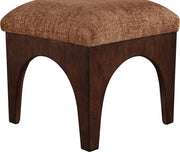 Lawson Chenille Fabric Upholstered Ottoman in Cognac - 22033Cognac