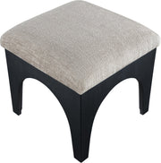 Lawson Chenille Fabric Upholstered Ottoman in Grey - 22032Grey
