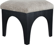 Lawson Chenille Fabric Upholstered Ottoman in Grey - 22032Grey