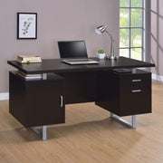 Lawtey 60-inch 2-drawer Office Computer Desk Cappuccino - 801521
