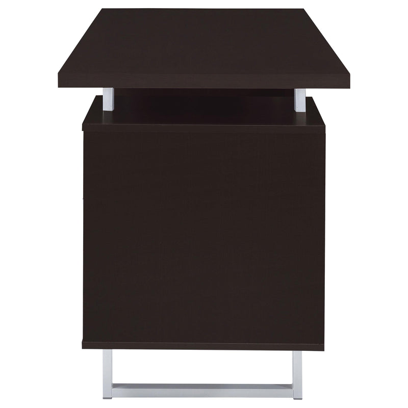 Lawtey 60-inch 2-drawer Office Computer Desk Cappuccino - 801521