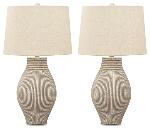 Layal Beige Table Lamp (Set of 2) - L235634X2