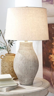 Layal Beige Table Lamp (Set of 2) - L235634X2