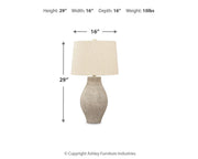 Layal Beige Table Lamp (Set of 2) - L235634X2