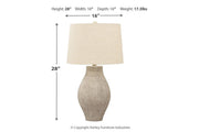 Layal Black Table Lamp - L235634 - Gate Furniture