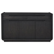 Leandro 2-drawer Dining Sideboard Server Burnished Black - 115395