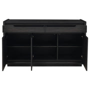 Leandro 2-drawer Dining Sideboard Server Burnished Black - 115395