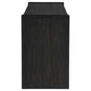 Leandro 2-drawer Home Office Writing Desk Burnished Black - 800790