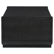Leandro 2-drawer Wood Cocktail Coffee Table Burnished Black - 704638
