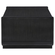 Leandro 2-drawer Wood Cocktail Coffee Table Burnished Black - 704638