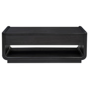 Leandro 2-drawer Wood Cocktail Coffee Table Burnished Black - 704638