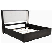 Leandro 5-piece California King Bedroom Set Burnished Black - 222491KW-S5