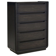 Leandro 5-piece Queen Bedroom Set Burnished Black - 222491Q-S5