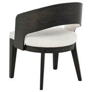 Leandro 5-piece Round Dining Table Set Burnished Black - 115390-S5A