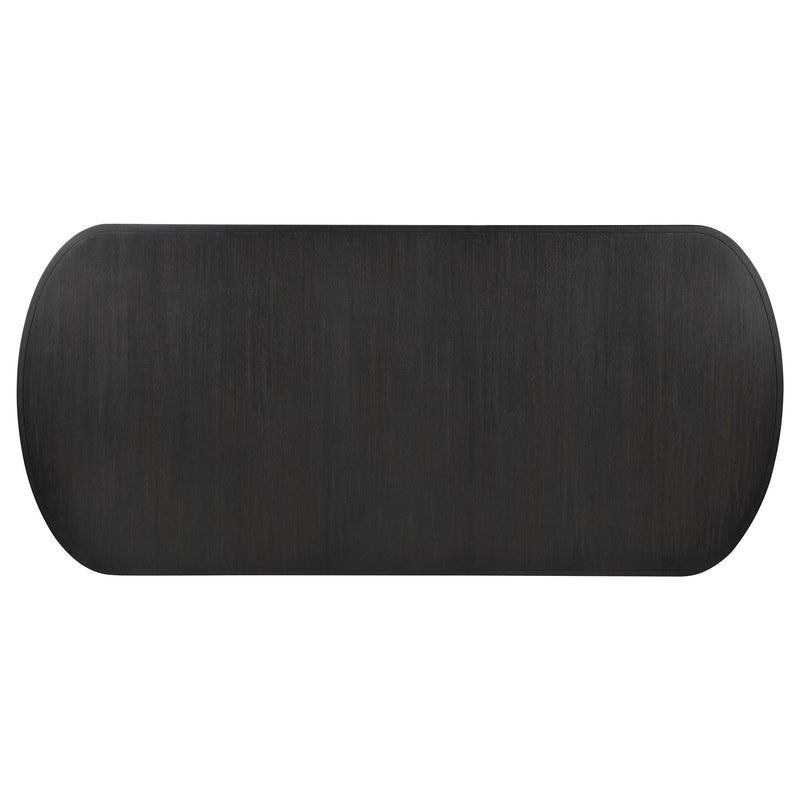 Leandro 7-piece Rectangular Dining Table Set Burnished Black - 115391-S7