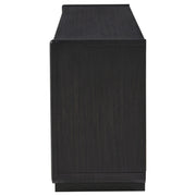 Leandro 72-inch 4-door TV Stand Media Console Burnished Black - 704633