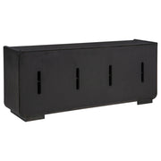 Leandro 72-inch 4-door TV Stand Media Console Burnished Black - 704633