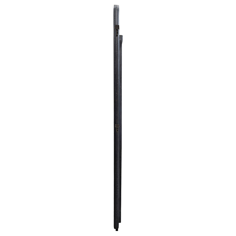 Leandro 76-inch Full Length Floor Mirror Burnished Black - 222498