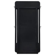 Leandro 76-inch Full Length Floor Mirror Burnished Black - 222498
