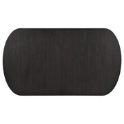 Leandro 78-inch Extension Dining Room Table Burnished Black - 115391