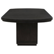 Leandro 78-inch Extension Dining Room Table Burnished Black - 115391