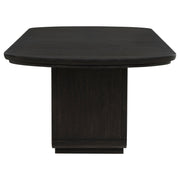 Leandro 78-inch Extension Dining Room Table Burnished Black - 115391