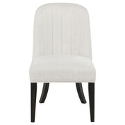 Leandro Upholstered Dining Side Chair Cream (Set of 2) - 115392