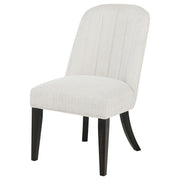 Leandro Upholstered Dining Side Chair Cream (Set of 2) - 115392