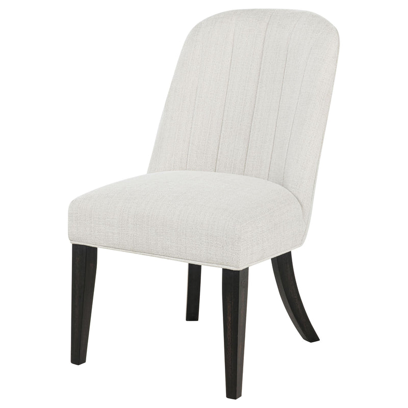 Leandro Upholstered Dining Side Chair Cream (Set of 2) - 115392