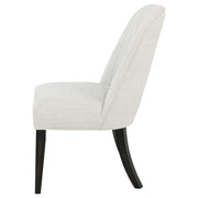 Leandro Upholstered Dining Side Chair Cream (Set of 2) - 115392