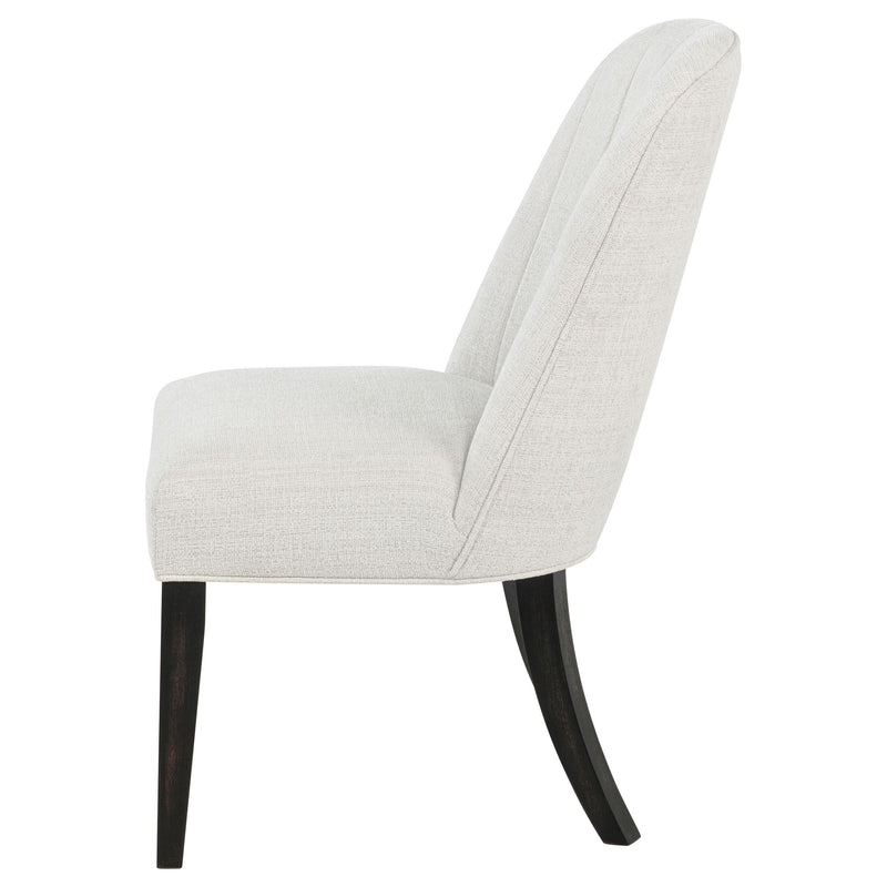 Leandro Upholstered Dining Side Chair Cream (Set of 2) - 115392