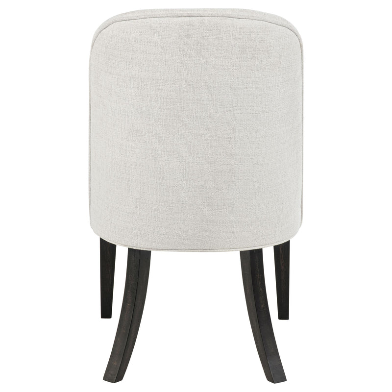 Leandro Upholstered Dining Side Chair Cream (Set of 2) - 115392