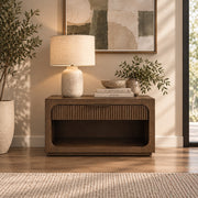 Leanna Nightstand w/Wood Top - BD06813