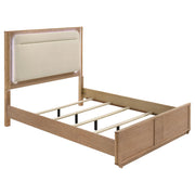 Leanne 4-piece Queen Bedroom Set Light Oak - 223131Q-S4
