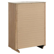 Leanne 5-piece Eastern King Bedroom Set Light Oak - 223131KE-S5